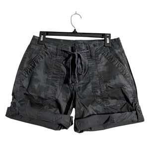Supplies Womens Camouflage Cargo Shorts 26W Rolled Cuff Drawstring Waist Size 2
